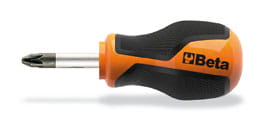 Wkrętaki krzyżowe profil Pozidriv®-Supadriv®, krótkie Beta grip