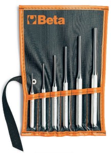 Wybijaki cylindryczne zestaw 2-3-4-5-6-8-mm