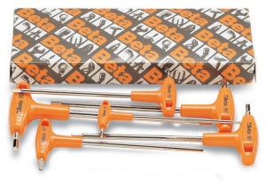 Klucze trzpieniowe kątowe z rękojeścią w zestawie Beta 96T/S6