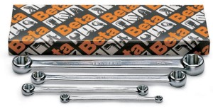 Klucze oczkowe dwustronne, profil Torx® wewnętrzny w zestawie Beta 95FTX/S4