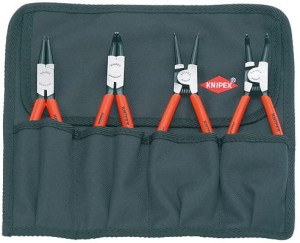 Zestaw szczypiec do pierścieni osadczych 4 części Knipex 00 19 56