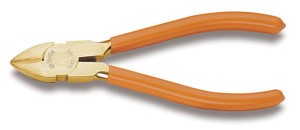 Szczypce tnące nieiskrzące, ze stopu miedzi i berylu