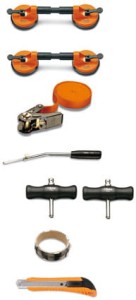 Zestaw 8 narzędzi do szyb samochodowych