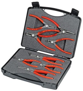 Zestaw precyzyjnych szczypiec do pierścieni osadczych Knipex 00 21 25