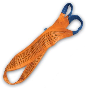 Zawiesia pasowe, 10T, z bardzo mocnego poliestru (PES), pomarańczowe