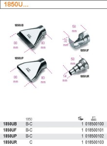 Dysze do opalarek 1850B i 1850C