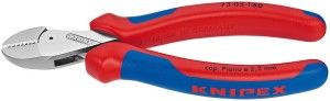 KNIPEX X-Cut® Kompaktowe szczypce tnące boczne Knipex 73 05 160
