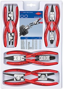 Zestaw szczypiec do pierścieni osadczych  Knipex 00 20 04 V01