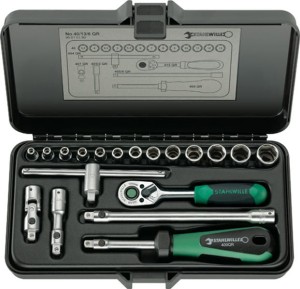 Komplet kluczy nasadowych 1/4" Stahlwille 96011124