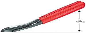 Szczypce tnące boczne o zwiększonym przełożeniu Knipex 74 21 180