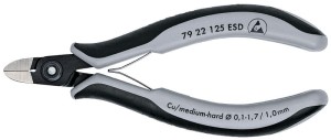 Precyzyjne szczypce tnące boczne Knipex 79 22 125 ESD