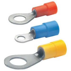 Klauke 6306 Końcówka oczkowa, izolowana; M6; Ø:6,5mm; 1,5÷2,5mm2 (op.100szt.) 
