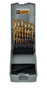 WIERTŁA ZESTAW NWKA FI 1,00-13,00MM 25PC CZW-25 HSSE TIN INOX