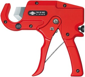 Obcinak do rur z tworzywa sztucznego(do instalacji elektrycznych) Knipex 94 10 185