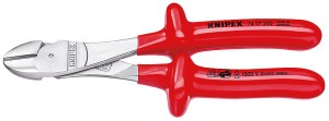 Szczypce tnące boczne o zwiększonym przełożeniu  Knipex 74 07 200