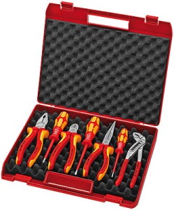 Walizka narzędziowa 7 części dla elektryków Knipex 00 21 15