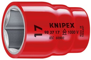Nasadki sześciokątne do śrub z łbem sześciokątnym z gniazdem czworokątnym Knipex 98 37 10