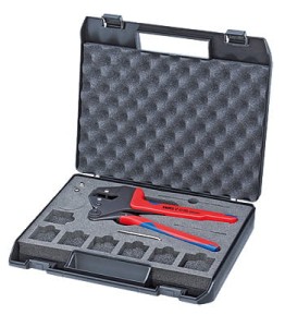 Szczypce do zagniatania typu Crimp System do wymiennych matryc zagniatających Knipex 97 43 200