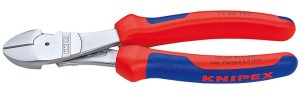 Szczypce tnące boczne o zwiększonym przełożeniu Knipex 74 05 140