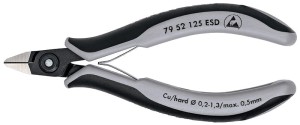 Precyzyjne szczypce tnące boczne Knipex 79 52 125 ESD