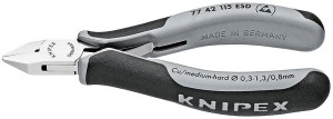 Szczypce tnące boczne Knipex 77 42 115 ESD