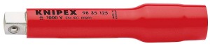 Przedłużacze z gniazdem/zabierakiem czworokątnym  Knipex 98 35 125