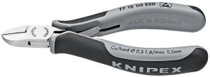 Szczypce tnące boczne Knipex 77 12 115 ESD