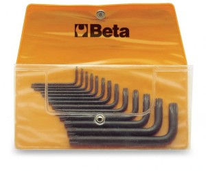 Klucze trzpieniowe kątowe, profil Torx® w opakowaniu Beta 97TX/B13